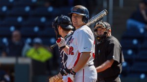 Seiz, ready to bat from the other side