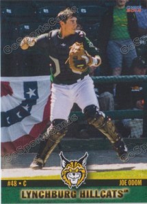 Joseph Odom Lynchburg baseball card 2014