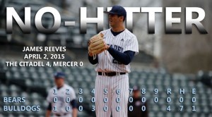 James Reeves no hitter April 2 2015