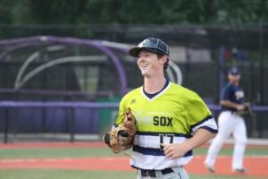 Cam Johnson's smile after a superb, inning-ending catch in left field