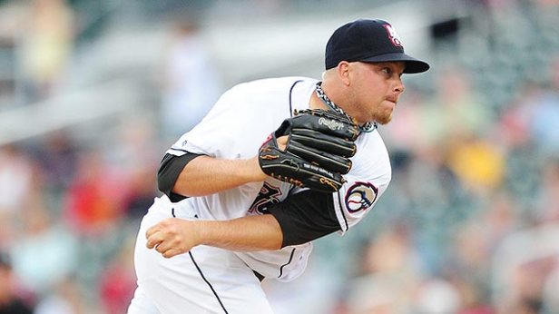 Gailey pitching a few years ago...