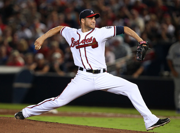 Brandon Beachy when he pitched for the Braves